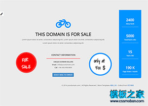 DOMAIN域名出售页模板下载