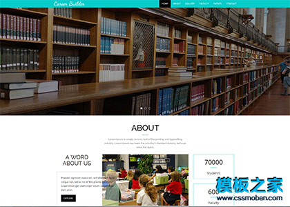 图书会议展览会展活动网站模板