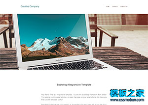 创意全屏html5创意作品展示网站页面模板