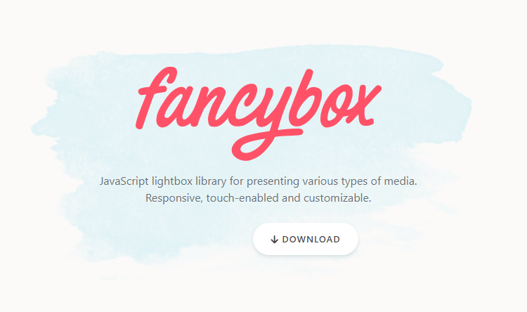 jquery.fancybox.js-3.x响应式相册弹出层插件使用方法
