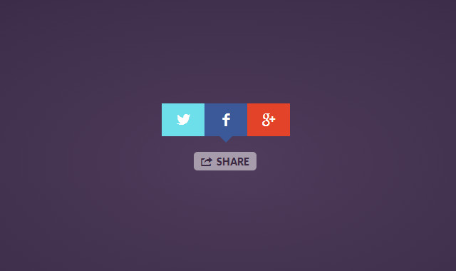 share.js实用又漂亮的jQuery分享按钮提示插件