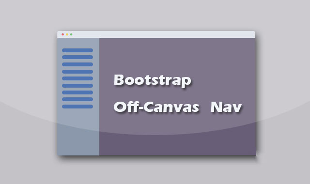 简单实用的Bootstrap隐藏滑动侧边栏插件