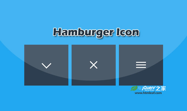 12种炫酷汉堡包图标按钮变形动画特效