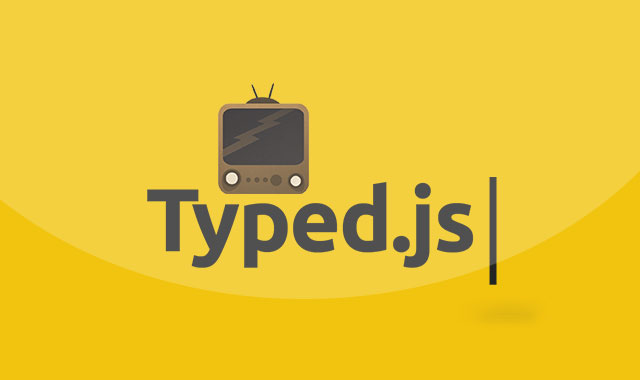 控制台打印文字效果js插件-typed.js