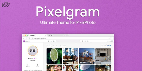 PixelPhoto主题模板下载-Pixelgram v1.4.1